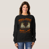 Sweatshirt Zombie Halloween Trick Ou Traiter Mignonne (Devant entier)