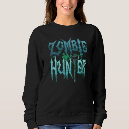 Sweatshirt Zombie Hunter Costumes Zombies Trick Or Treat (Devant)