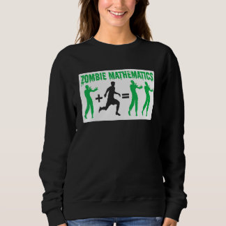 Sweatshirt Zombie Mathématiques Halloween Partie Trump Ou Tre
