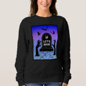 Sweatshirt Zombie Needs To Rock Halloween Undead Design (Devant)