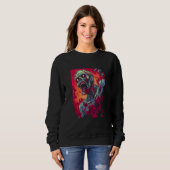 Sweatshirt Zombie par Haunted Horror Halloween 2 (Devant entier)