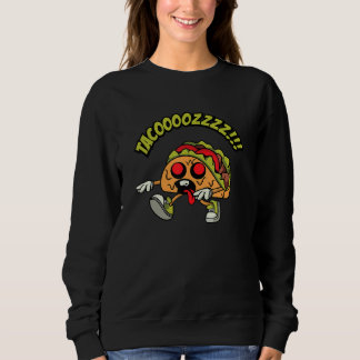 Sweatshirt Zombie Taco Tacos Foodie Fan Taco Zombie