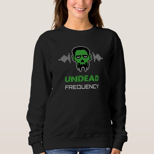 Sweatshirt Zombie Techno Rave (Devant)
