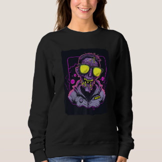 Sweatshirt Zombie Wearing Sunglasses Premium