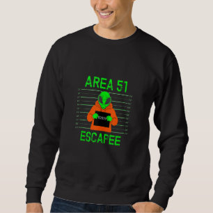 Sweatshirt Zone 51 Échapper amusant costume Alien