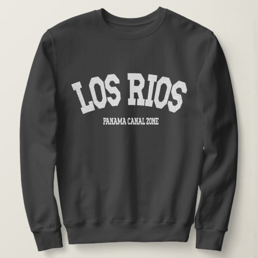 Sweatshirt Zone du canal de Panama : Los Rios (Design devant)