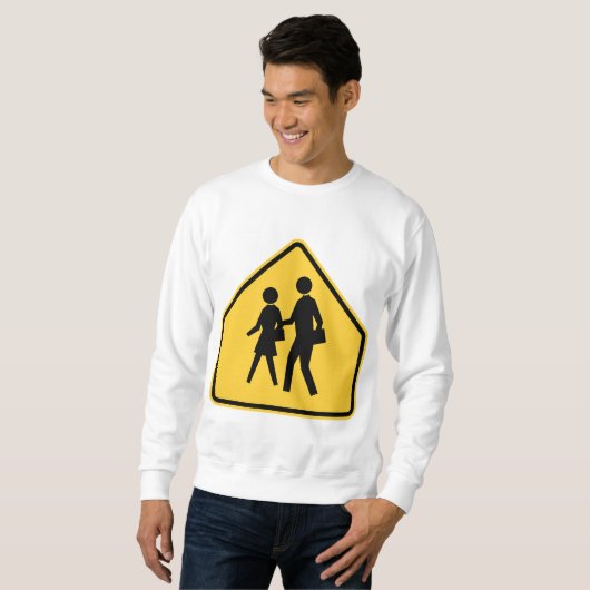 Sweatshirt Zone scolaire (Devant entier)