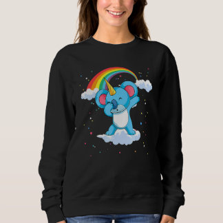 Sweatshirt Zoo Amoureux des animaux Rainbow Koalacorn Unicorn
