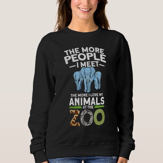 Sweatshirt Zoo Animal   Zookeeper (Devant)