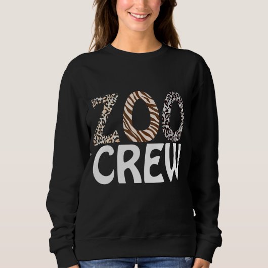 Sweatshirt Zoo Crew Safari Zoologist Animals 1 (Devant)