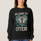 Sweatshirt Zoo Faune Animal Zookeeper Cute Otter (Devant)