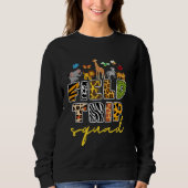 Sweatshirt Zoo Field Trip Squad Matching Enseignant Étudiants (Devant)
