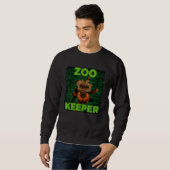 Sweatshirt Zoo Keeper Funny Jungle Monkey Animal Lover Men Wo (Devant entier)