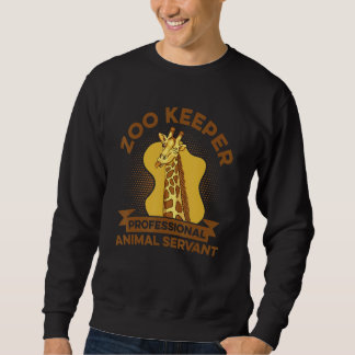 Sweatshirt Zoo Keeper Professional Animal Servant Animal Love