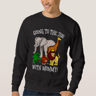 Sweatshirt Zoo Sympa Pour Les Enfants Allant Au Zoo Avec Momm