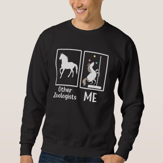 Sweatshirt Zoologist Zookeeping Wildlife Zoology Zoo Employee (Devant)