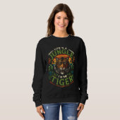Sweatshirt Zoologiste Tiger Wildlife (Devant entier)