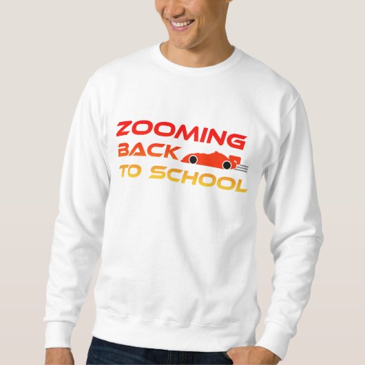 Sweatshirt Zoom de retour à l'école (Devant)