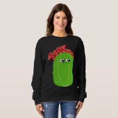 Sweatshirt Zucchini Mom Vegetable Mothers' Day Gardener (Devant entier)
