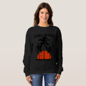 Sweatshirt Zuma Beach Californie Surf Surf Surf (Devant entier)