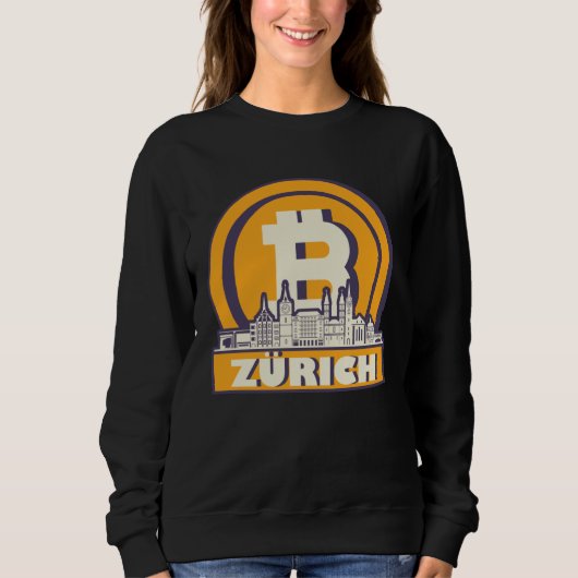 Sweatshirt Zürich maximaliste Bitcoin (Devant)