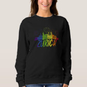 Sweatshirt Zurich Pride Skyline Pride Parade Zurich (Devant)