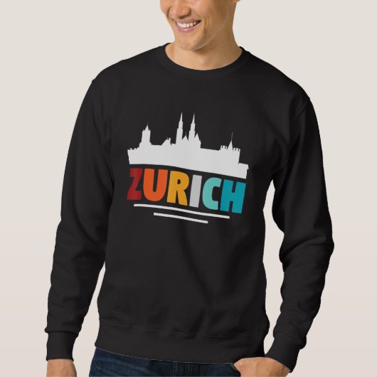 Sweatshirt Zurich Suisse 4 (Devant)