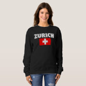 Sweatshirt Zurich Switzerland (Devant entier)