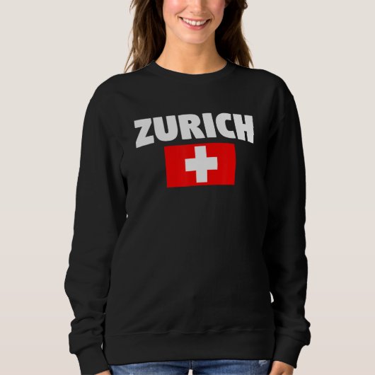 Sweatshirt Zurich Switzerland (Devant)