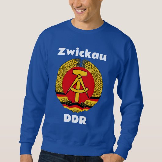 Sweatshirt Zwickau, Allemagne - Retro East German (DDR, GDR) (Devant)