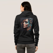 Sweatshirts Bella+Canvas Full-Zip avec illustratio (Dos entier)