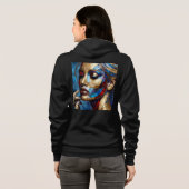 Sweatshirts Bella+Canvas Full-Zip avec illustratio (Dos entier)