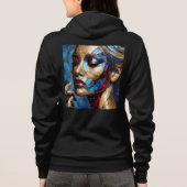 Sweatshirts Bella+Canvas Full-Zip avec illustratio (Dos)