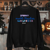 Sweatshirts d'enseignant de maths d'Halloween pour