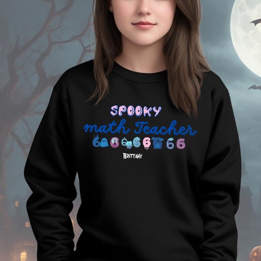 Sweatshirts d'enseignant de maths d'Halloween pour