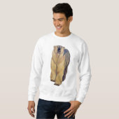Sweatshirts d'ours blanc de chemises d'art d'ours (Devant entier)