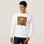 Sweatshirts Vladimir Poutine art abstrait (Devant entier)