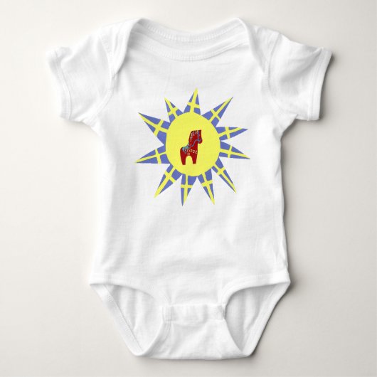Swede Baby Dala Romper (Voorkant)