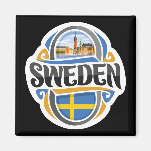 Sweden Magneet (Voorkant)