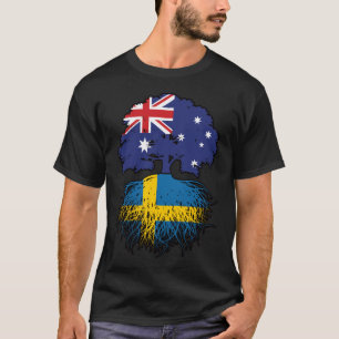 Sweden Swedish Australian Tree Roots T-shirt