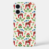 Swedish Dala Horses Red Case-Mate iPhone Case (Achterkant)