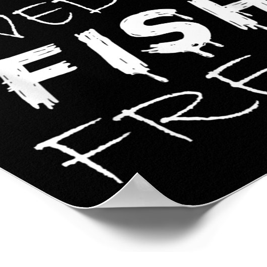 Swedish Fish Freak In The Wild Funny Poster (Hoek)