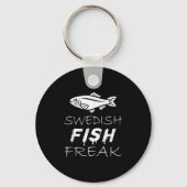 Swedish Fish Freak In The Wild Funny Sleutelhanger (Voorkant)