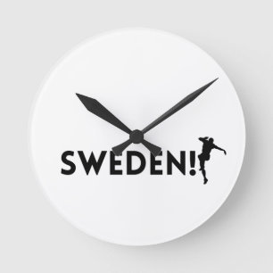 Swedish soccer player using dot as a ball   ronde klok