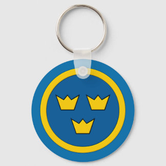 Swedish Three Crowns Flygvapnet Sleutelhanger
