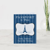 Swee 16e anniversaire Passport Invitation (Devant)
