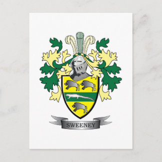 Sweeney Coat of Arms Briefkaart