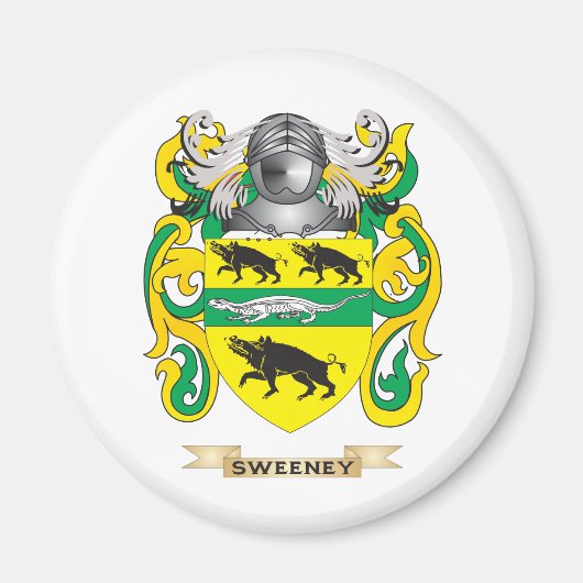 Sweeney Coat of Arms (Familiecrest) Magneet (Voorkant)