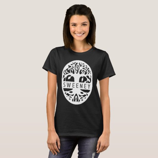 Sweeney St Pattys Day Celtic Roots Matching Irish T-shirt (Voorkant volledig)