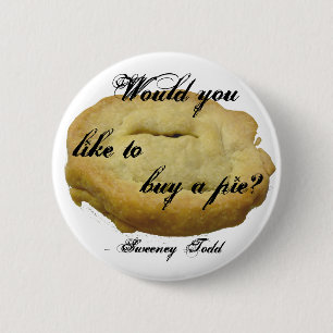 Sweeney Todd Pie Ronde Button 5,7 Cm
